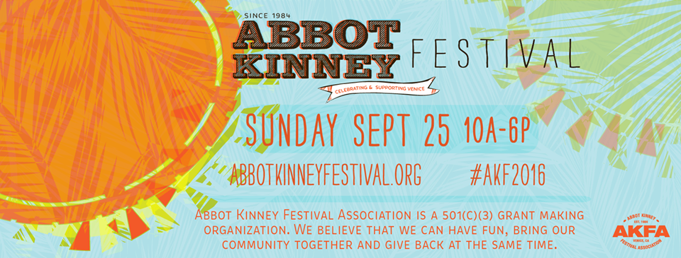 abbot kinney festival schedule