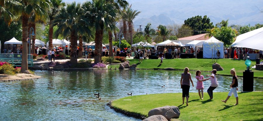 photo of people attending in la quintas arts festival 