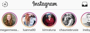 posting story on Instagram