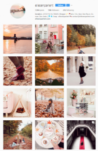 white border theme on Instagram