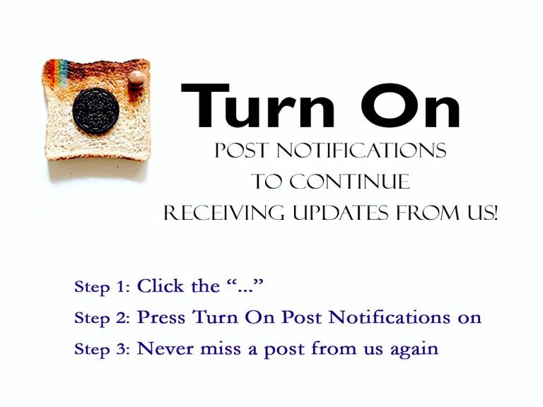 turning on post notifications on Instagram