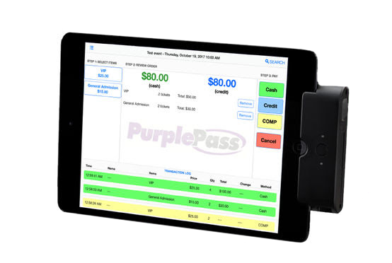 ipad ticket scanner purplepass