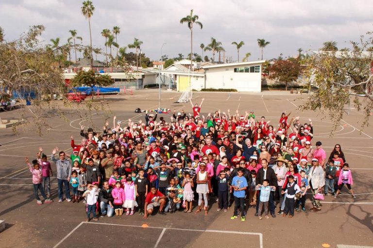 crowd of people at the irish outreach center