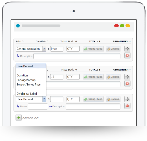 purplepass multiple ticketing options for event registration 