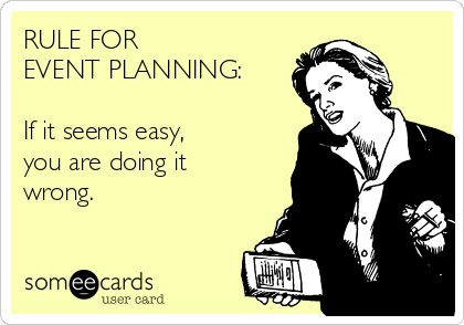 rule for event planning