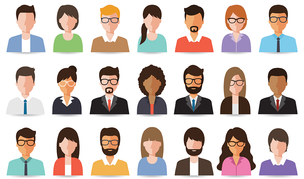 different business personas