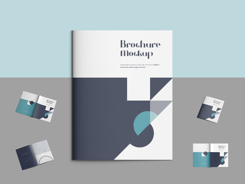 sample brochure of mockup design