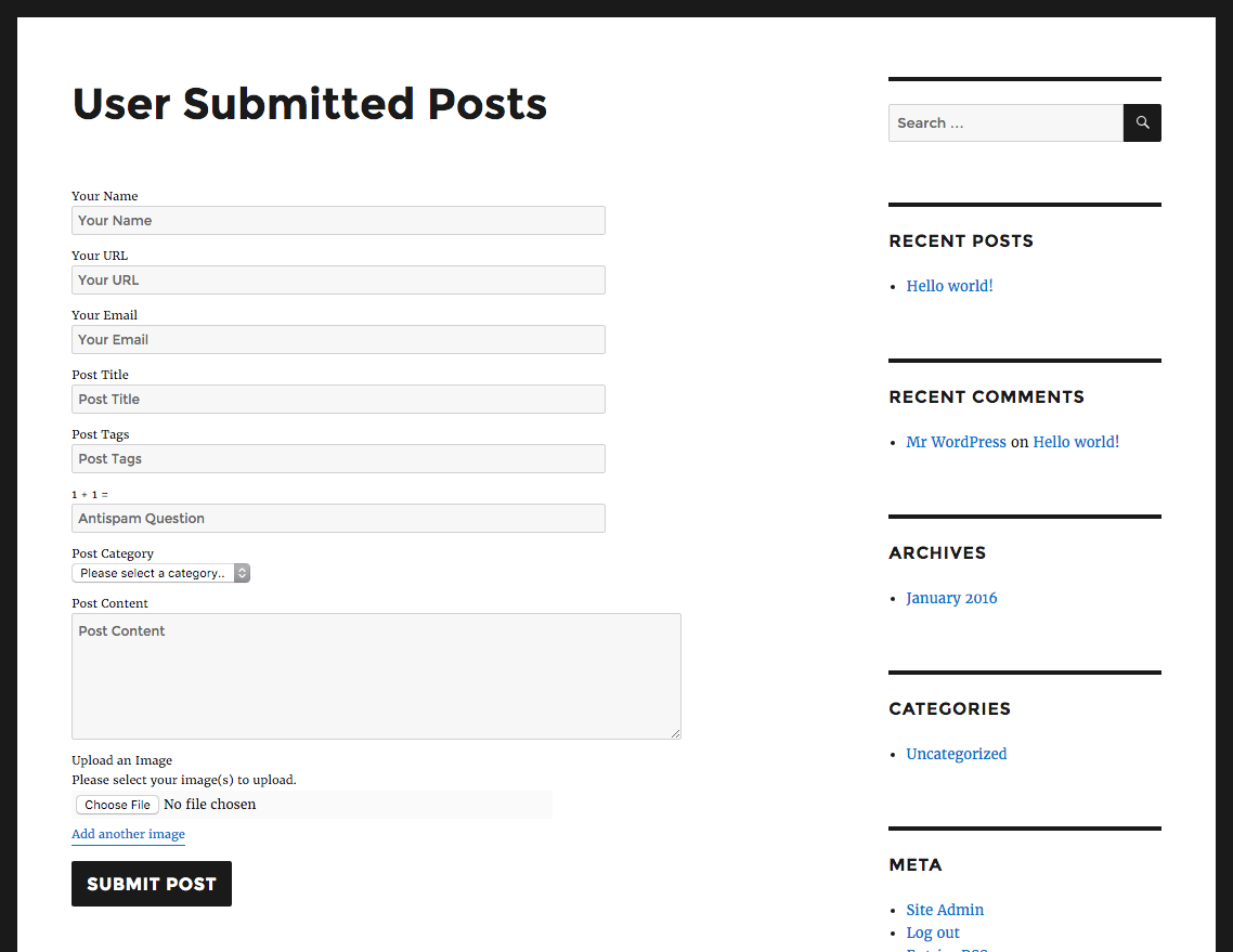 guest post submission form