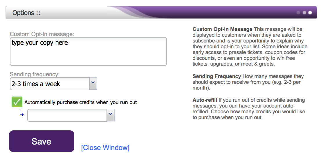 purplepass auto-refill tool