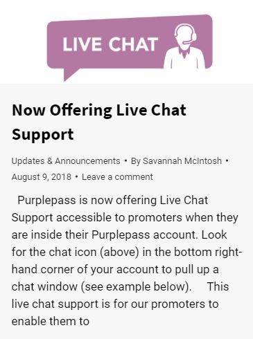 purplepass live chat support 