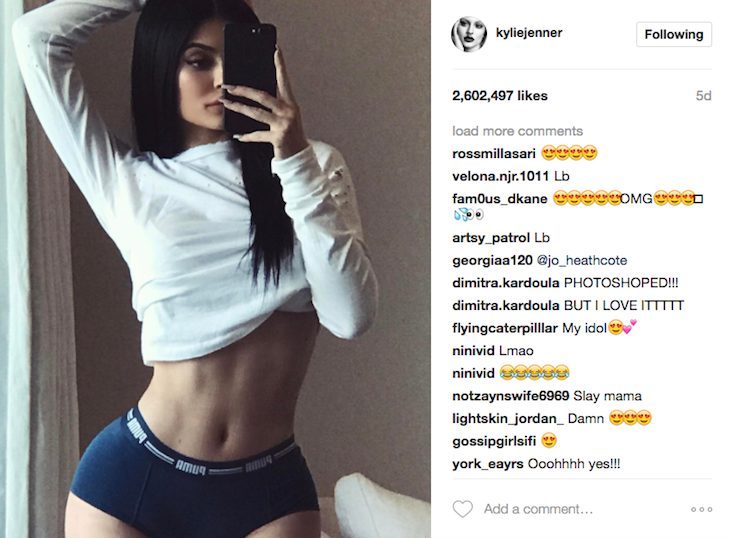 kylie jenner instagram post