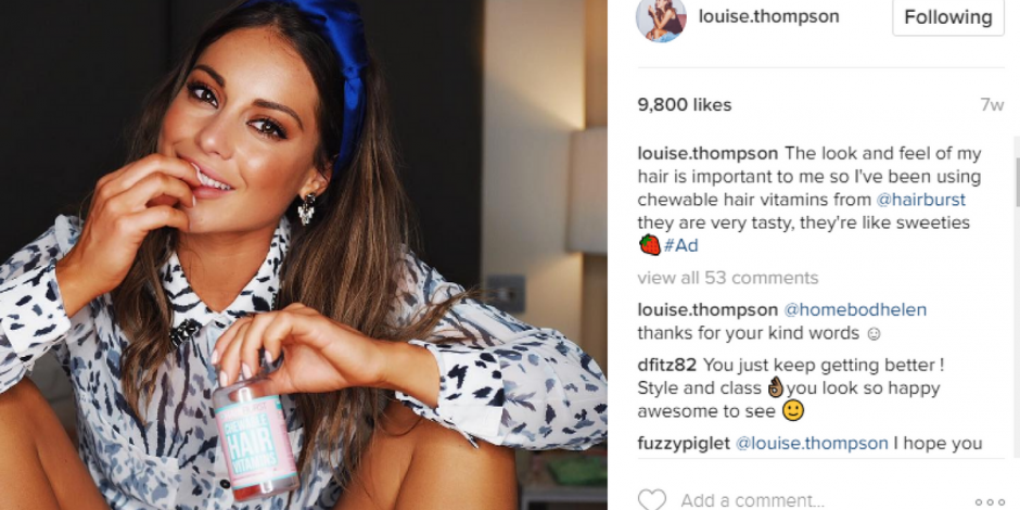 louise thompson an instagram influencer