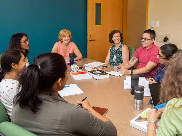 a group meeting and training day