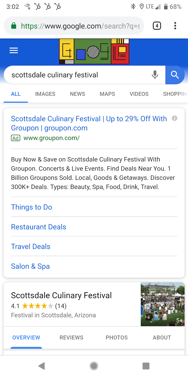 groupon deal for scottsdale culinary festival