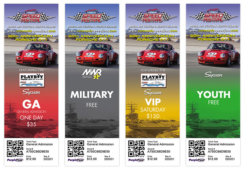 speed festival four color tickets sports