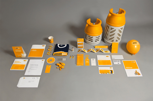 sample branding in orange color