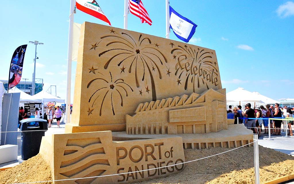 port of san diego sand sculpture