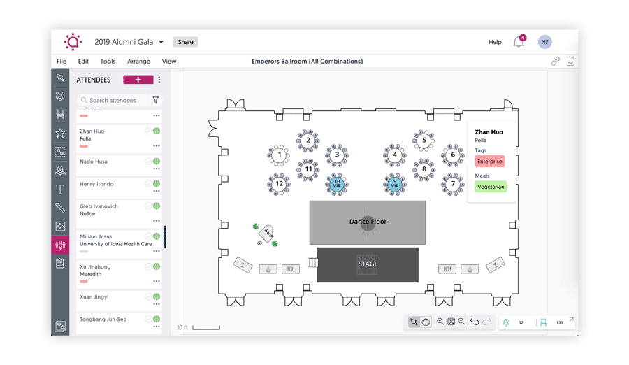 social tables tool