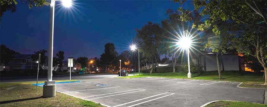 parking lot street lighting