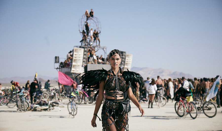 Burning Man crowd