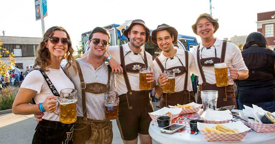 Oktoberfest attendees