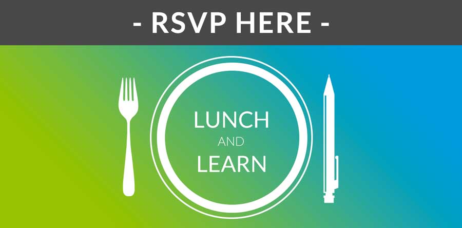 RSVP invite for lunch and learn event