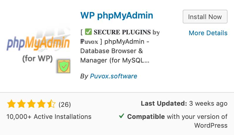 PHPmyadmin