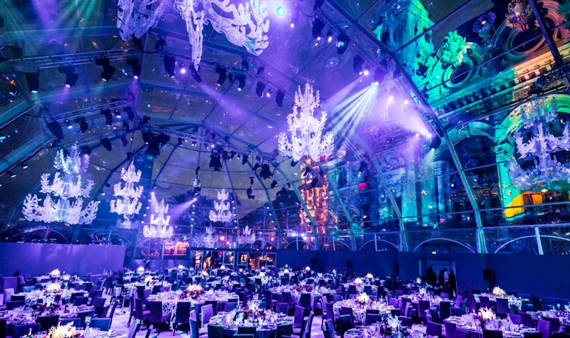 an event venue with the theme 