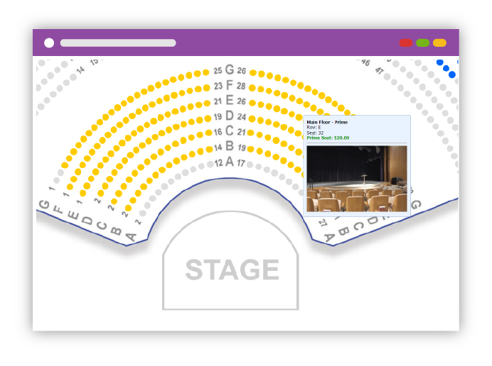 assigned seating pricing