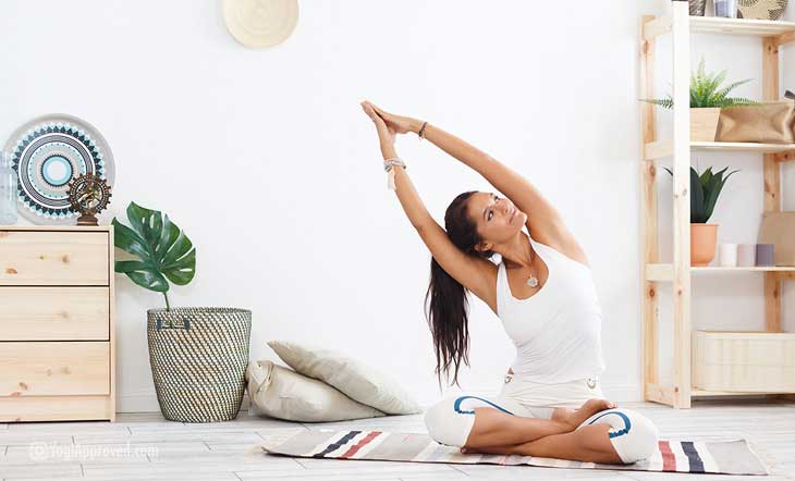 a-woman-doing-yoga-in-a-studio