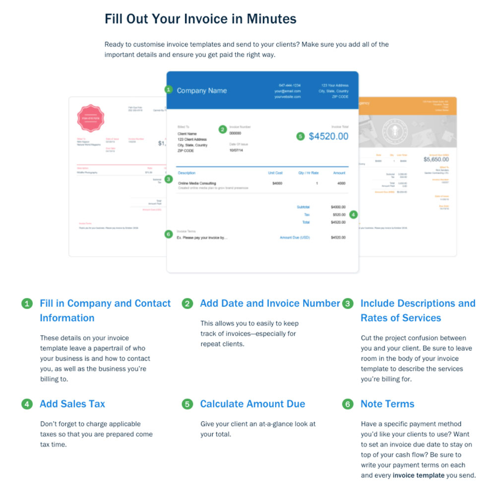 filling-out-an-invoice