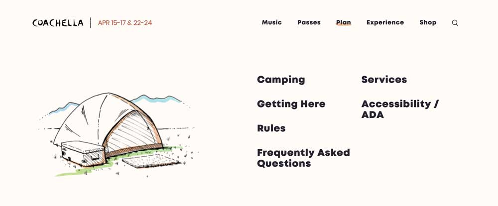 Coachella-website