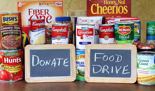 food-drive-collecting-food-cans-for-Thanksgiving