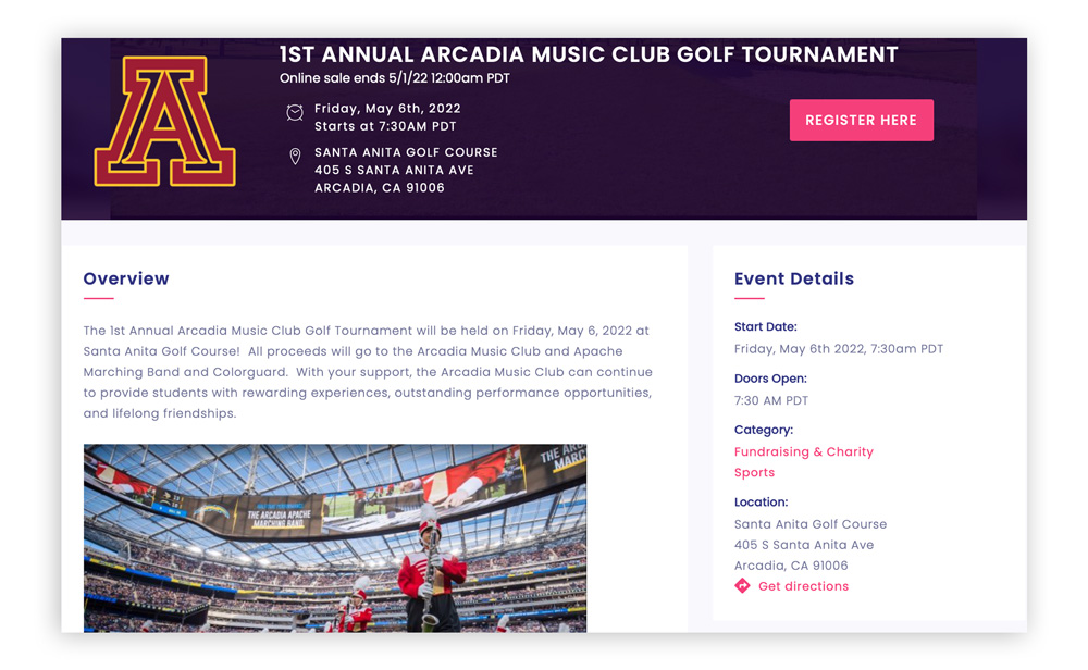 tournament-using-Purplepass-ticketing