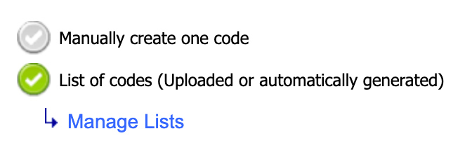 lists-of-codes
