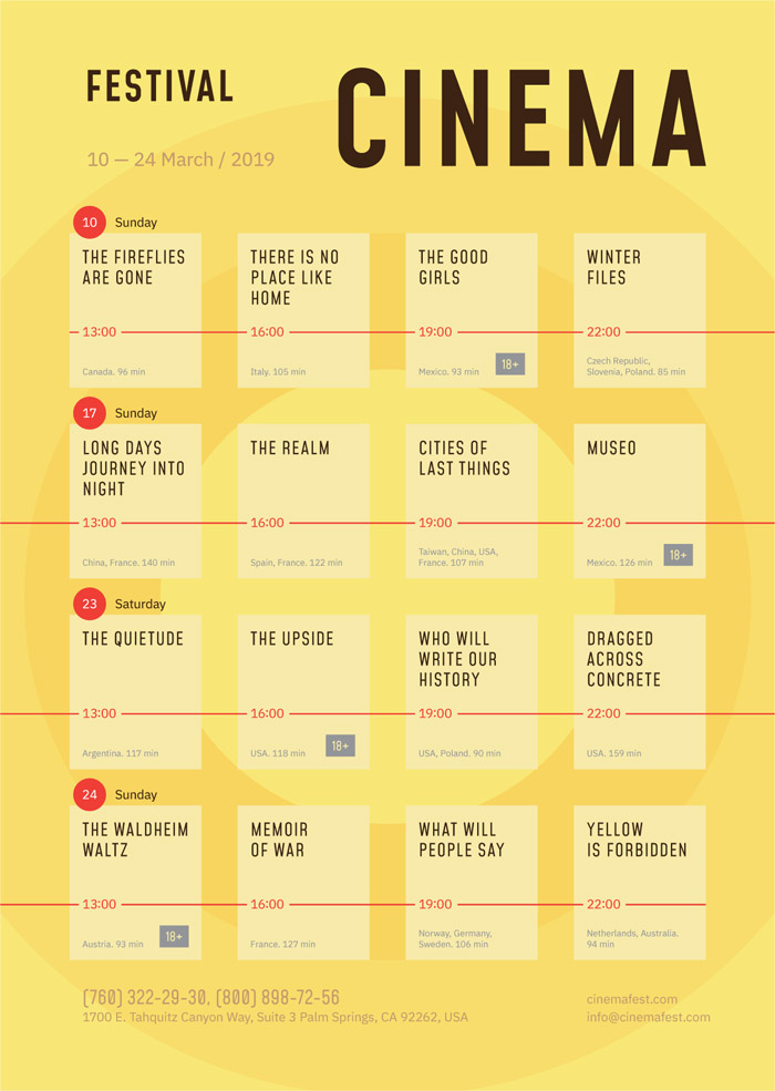 Film Festival Schedule 2024 Pdf Mandi Rozella Film Festival Calendar 2025