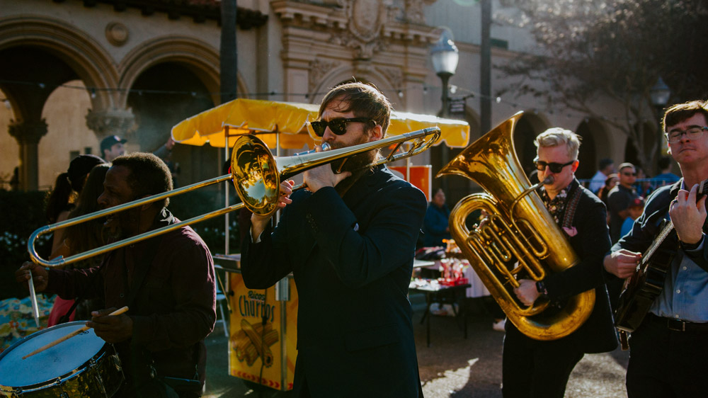 people-playing-instruments-at-a-parade-for-easter