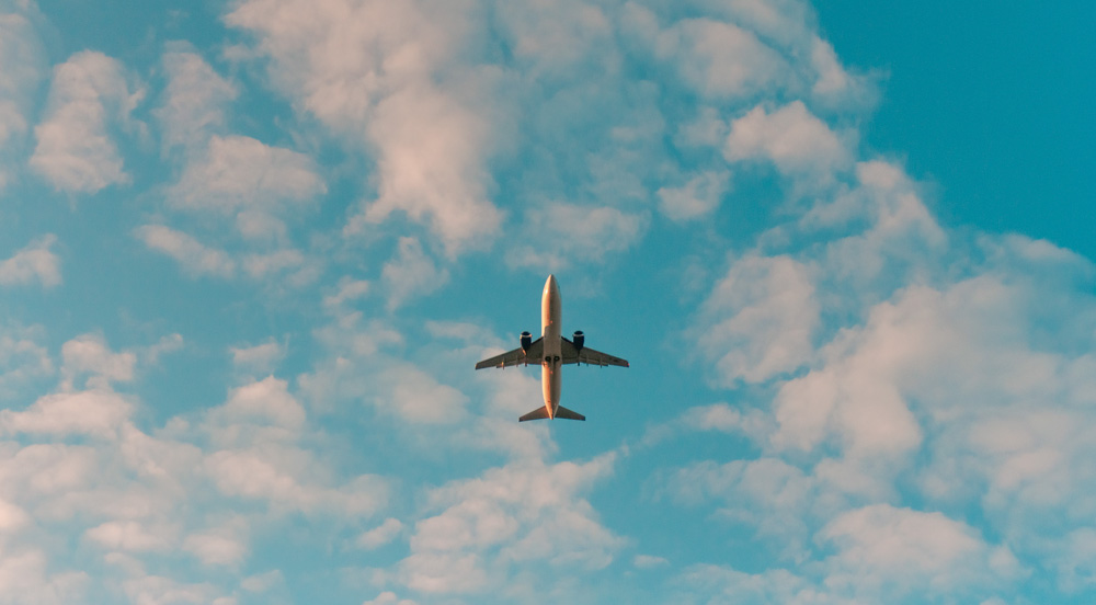 an-airplane-in-the-sky