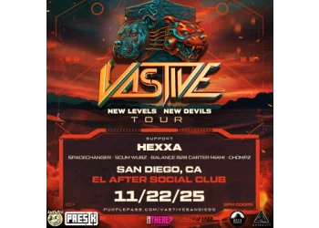 Vastive New Levels New Devils Tour: San Diego, Starts on Saturday