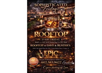 SOPHISTICATED FRIDAY'S on the ROOFTOP