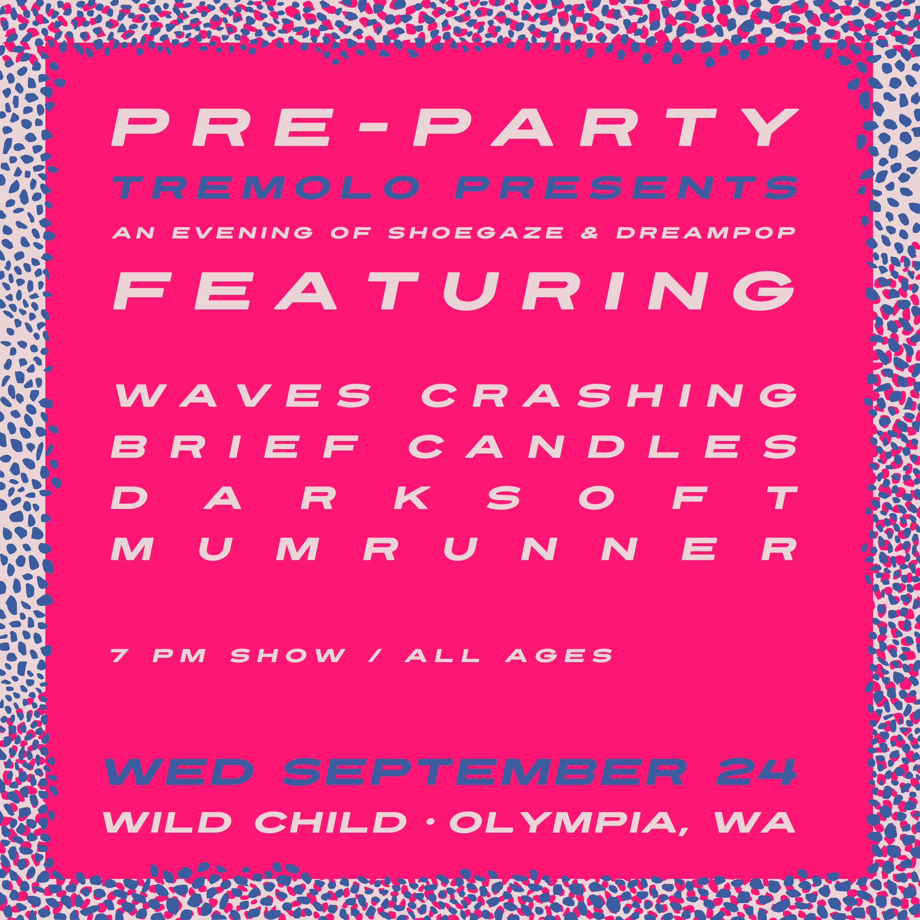 Waves Crashing + Brief Candles + Darksoft + Mumrunner, Starts on