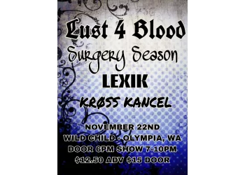 Lust 4 Blood + Surgery Season + Lexik + Kross Kancel
