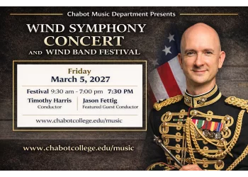 Chabot Music Presents Their Wind Symphony Concert