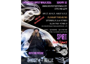 CARSON CITY GHOST WALK - September 19, 2026 EVENING TOUR
