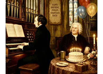 PAUL JACOBS, ORGAN ; CELEBRATING BACH'S  342nd BIRTHDAY