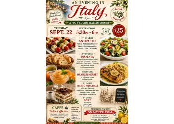 Four Course Italian Dinner
