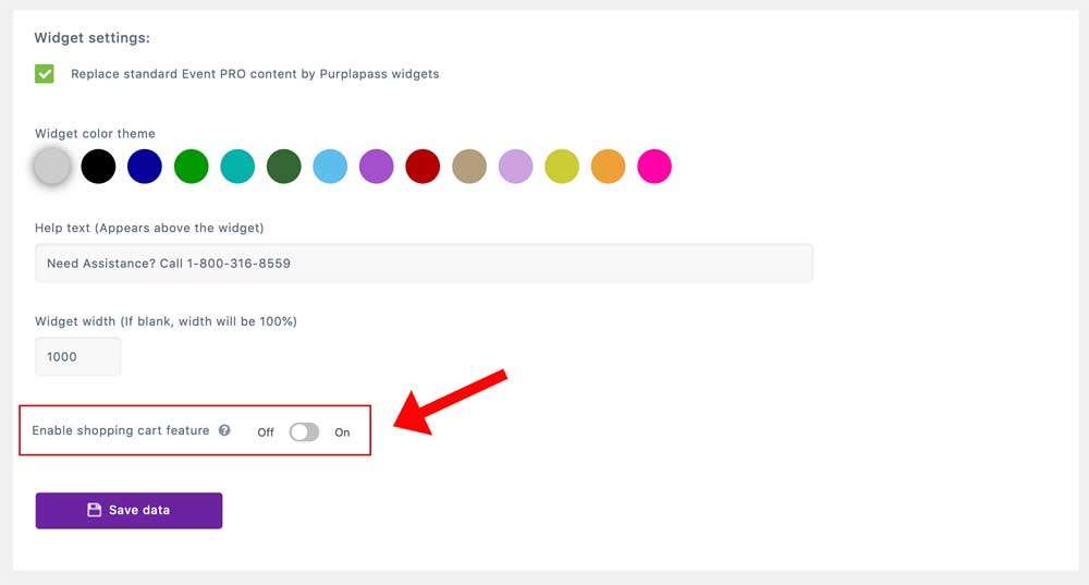 This shows the Widget settings in WordPress.